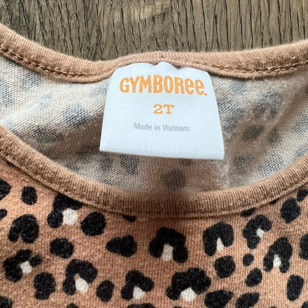 Gymboree Cheetah/Leopard Long Sleeve Dress - Size 2T